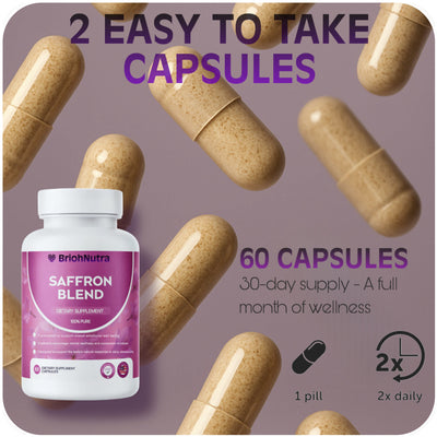 BriohNutra© Saffron Extract Capsules 88mg